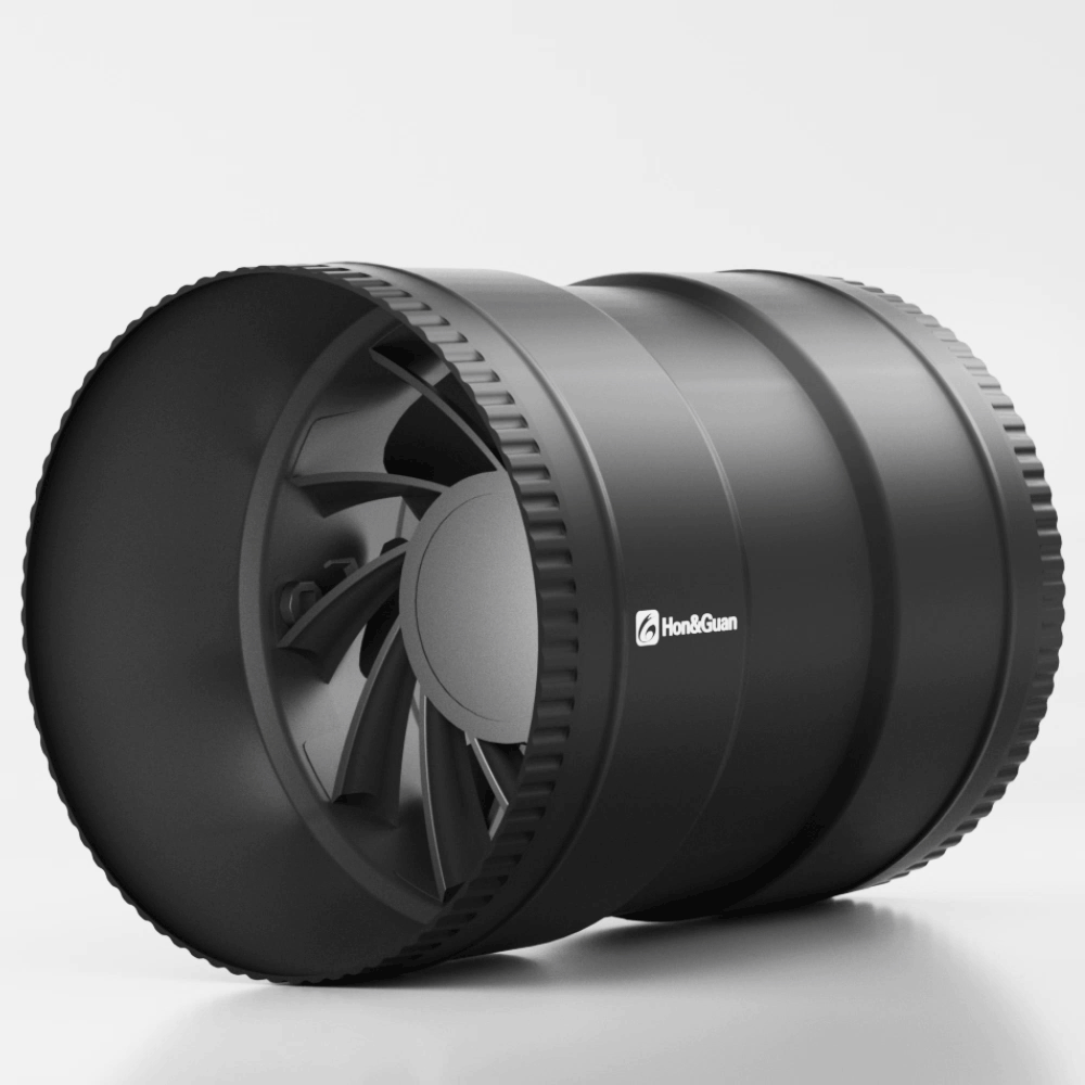 【super quiet】4/6 Inch Inline Booster Duct Fan with Speed Controller - 130/345 CFM Airflow with 6W/19.2W Ultra-Low Power