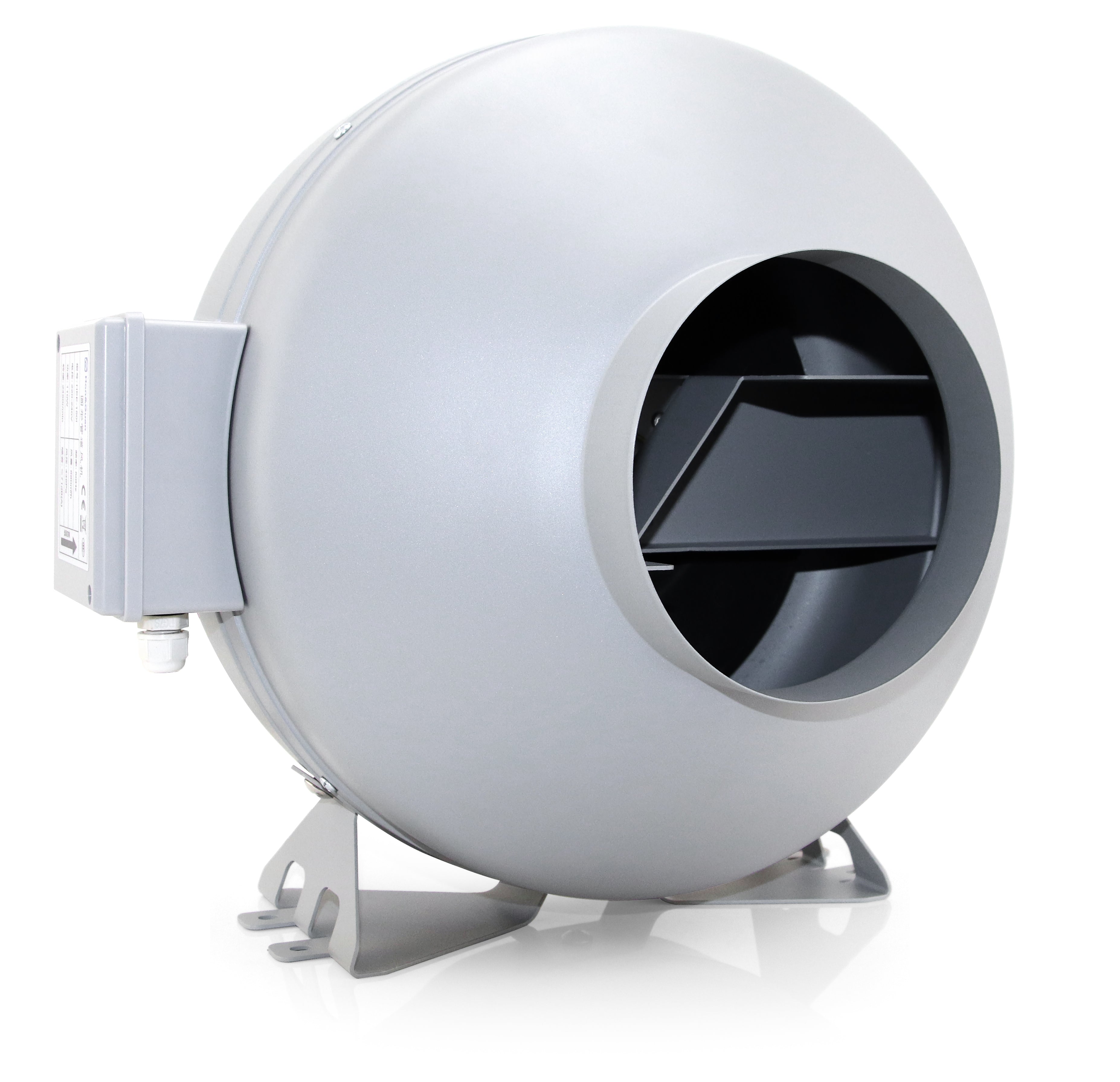 HEE-150I 6 Inch 400 CFM Metal Circular Centrifugal Duct Fan